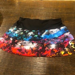 Lucky in Love tennis shirt with ball pants